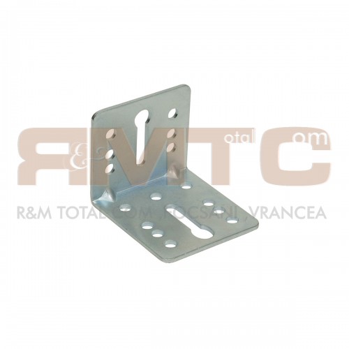 Coltar tip - L perforat reglabil inegal 55x45 mm