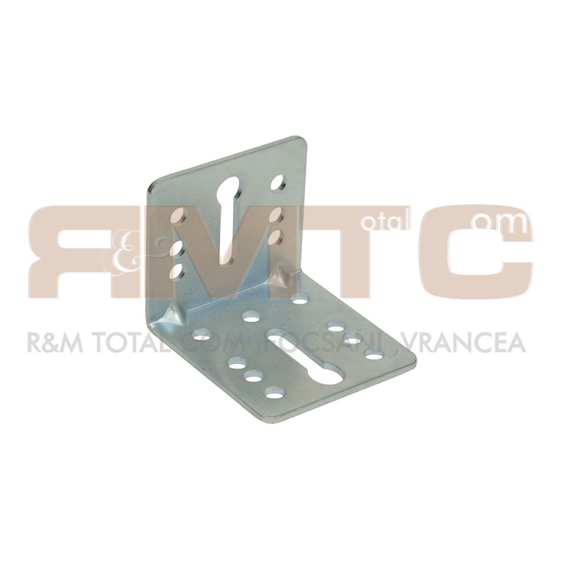 Coltar tip - L perforat reglabil inegal 55x45 mm Coltar tip - L perforat reglabil inegal 55x45 mm